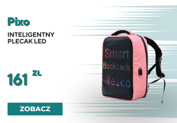 Inteligentny plecak led Pixo