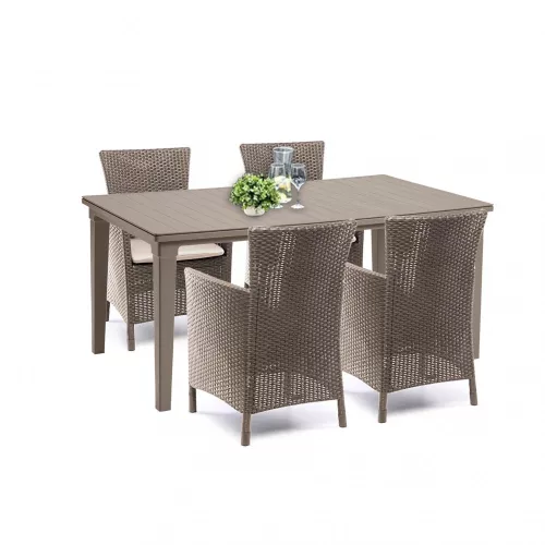 Zestaw mebli ogrodowych Futurowa 4+1