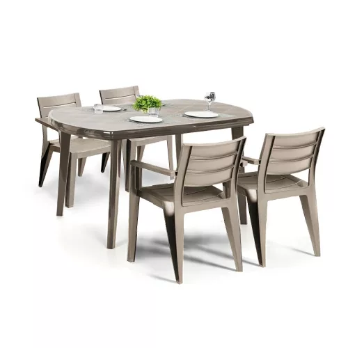 Zestaw mebli ogrodowych Jelise 4+1