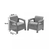 Zestaw foteli Corfu duo