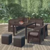Zestaw mebli ogrodowych Corfu Relax duo cube