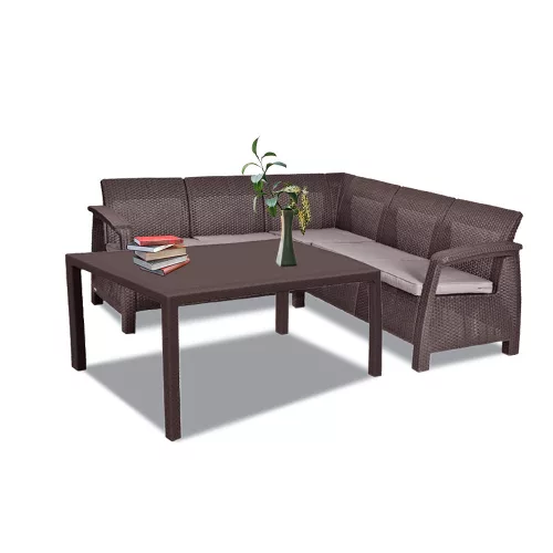 Zestaw mebli ogrodowych Corfu Relax ze stolikiem Melody