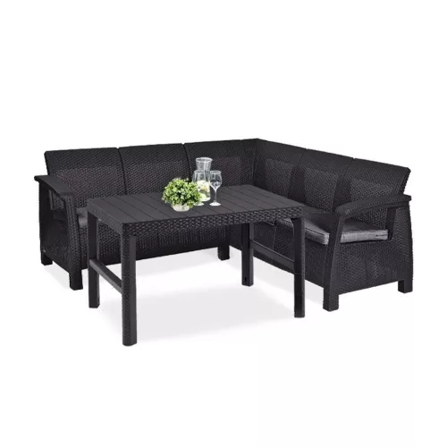 Zestaw narożny Corfu relax ze stolikiem lyon