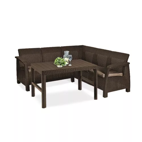 Zestaw narożny Corfu relax ze stolikiem lyon