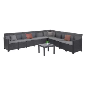 Narożnik Claire XV 10-osobowy ze stołem Orlando