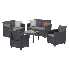   Zestaw 6-osobowych mebli ogrodowych Claire VI ze stołem Orlando