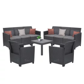   Claire VI 8-osobowy zestaw mebli ogrodowych ze stołem orlando