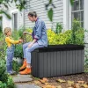Pojemnik ogrodowy Darwin 570L grafitowy