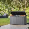Pojemnik ogrodowy Darwin 570L grafitowy