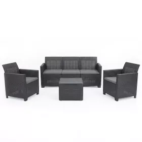   Zestaw mebli ogrodowych Claire z 5 miejscami siedzącymi i stołem z poduszkami