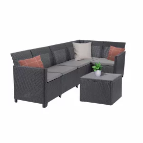 Narożnik 5-osobowy Claire VIII ze stolikiem z poduszkami