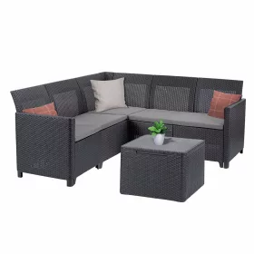 Narożnik 5-osobowy Claire VII ze stolikiem z poduszkami