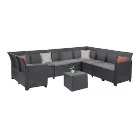 9-osobowy narożnik Claire IX ze stolikiem z poduszkami