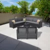 Claire V 9-osobowy zestaw mebli ogrodowych ze stołem do przechowywania vigo