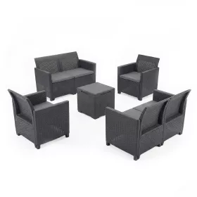   Claire IV 6 személyes kerti bútor garnitúra vigo tárolós asztallal