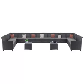   Claire IV 18 személyes kerti bútor garnitúra vigo tárolós asztallal