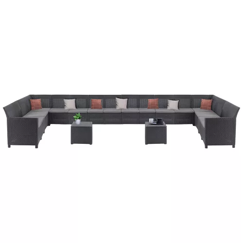 Claire IV 18 személyes kerti bútor garnitúra vigo tárolós asztallal