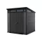Plastikowy domek ogrodowy Cortina 7x7 szary