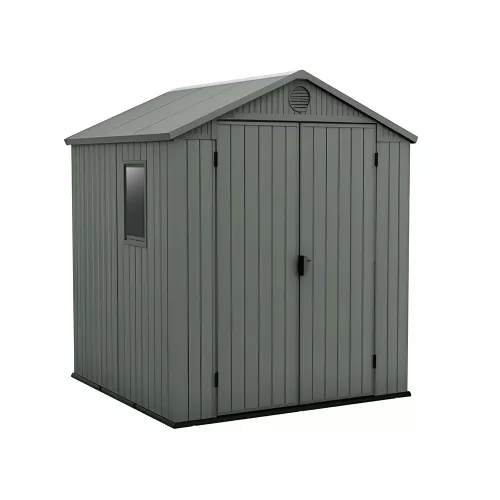 Plastikowy domek ogrodowy Darwin 6x6 zielony