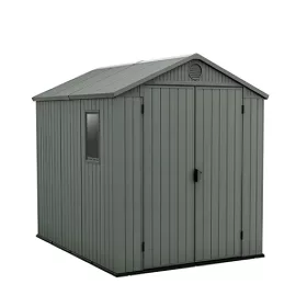 Plastikowy domek ogrodowy Darwin 6x8 zielony