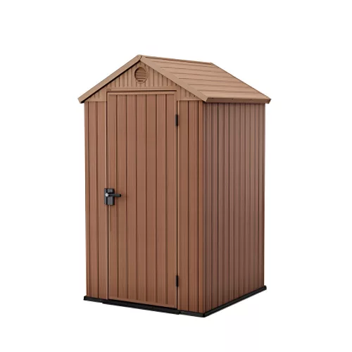 Domek ogrodowy Darwin 4x4 plastikowy brązowy