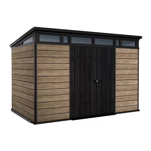 Signature PENT 11x7 plastikowy domek ogrodowy z drewna jesionowego