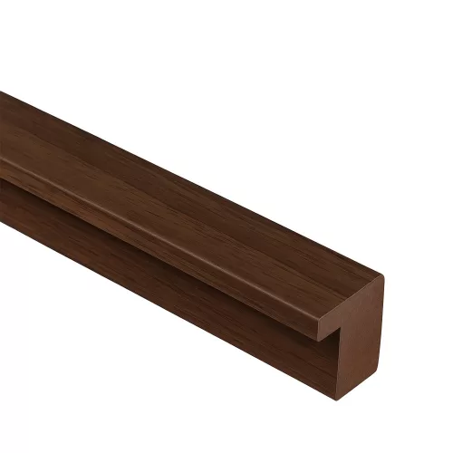 Listwa końcowa z efektem orzecha 260x2,5x1,8 cm