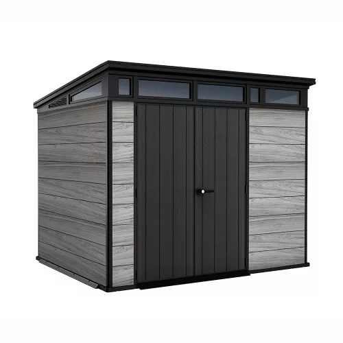 Plastikowy domek ogrodowy Signature pent 9x7