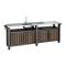 Decocoat unity chef plastikowy stół do grilla ogrodowego 415l