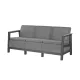 Scandi linea sofa ogrodowa 3-osobowa