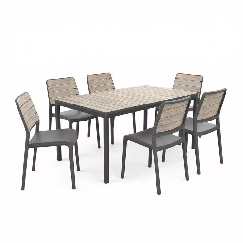 Zestaw mebli ogrodowych Porto Nova 160 6+1