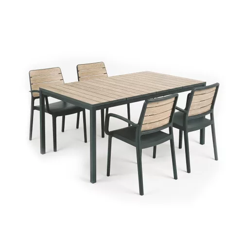 Zestaw mebli ogrodowych Porto Nova 160 4+1 podłokietnik