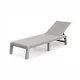 Plastikowy leżak ogrodowy Atlas bez poduszek