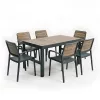 Zestaw mebli ogrodowych Deco Lyon 6+1 foteli