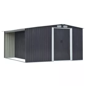   MIR1008 SK Szopa na narzędzia ogrodowe z drewnianym schowkiem