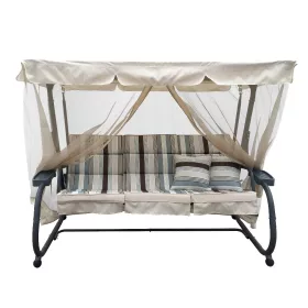Leżak ogrodowy Ines z moskitierą
