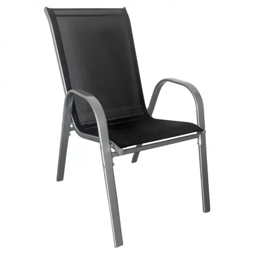 Krzesło ogrodowe Arkadia KD czarne