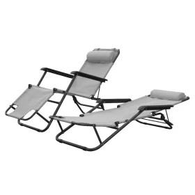 Leżanka Senator szara