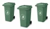 Pojemnik na odpady 240L ZIELONY