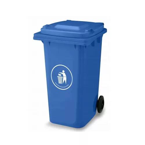 Pojemnik na odpady 120L NIEBIESKI
