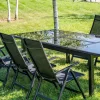 Składane krzesło ogrodowe Mars z metalową ramą