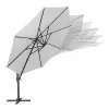 Grafitowy parasol ogrodowy Kazuar 3,5 M