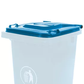 Niebieska pokrywa pojemnika na odpady 240 l
