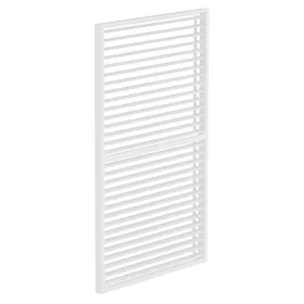 LUXE Panel boczny z listwami (R) 123x218cm do 4 m biały