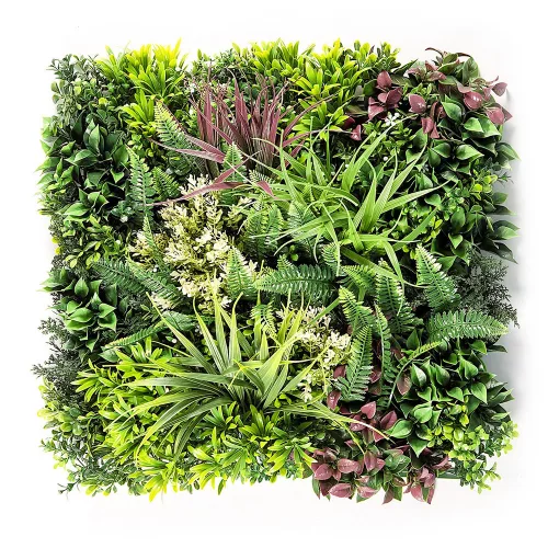 Essence III. plastikowa zielona ściana 50x50 cm