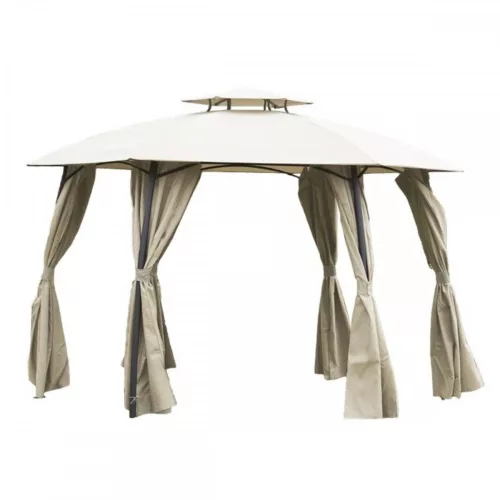 Beżowa altana ogrodowa Gavi 2