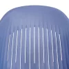 Plastikowe krzesło ogrodowe Ballena z metalowymi nogami, niebieskie