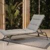 Leżak ogrodowy Vibe z regulowanym oparciem