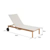 Leżak ogrodowy MONO