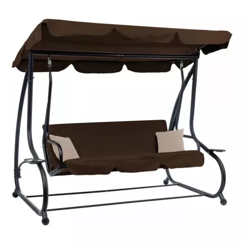 Huśtawka ogrodowa Pegi brązowa